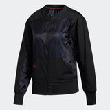 ADIDAS WOMEN'S FULL ZIP GOLF JACKET - BLACK