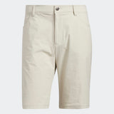 ADIDAS MEN'S GO-TO FIVE-POCKET GOLF SHORTS - CLEAR BROWN