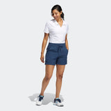ADIDAS WOMEN'S GO-TO PRIMEGREEN SOLID GOLF SHORTS - CREW NAVY