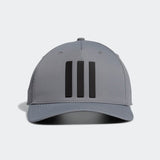 ADIDAS MEN'S 3-STRIPES TOUR GOLF HAT - GREY