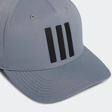 ADIDAS MEN'S 3-STRIPES TOUR GOLF HAT - GREY