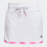 ADIDAS WOMEN'S GRADIENT 15-INCH GOLF SKORT - WHITE / PINK