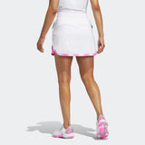 ADIDAS WOMEN'S GRADIENT 15-INCH GOLF SKORT - WHITE / PINK