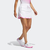 ADIDAS WOMEN'S GRADIENT 15-INCH GOLF SKORT - WHITE / PINK