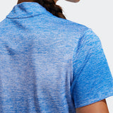 ADIDAS WOMEN'S GRADIENT GOLF POLO SHIRT - GLOW BLUE