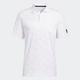 ADIDAS MEN'S ADICROSS STONE GOLF POLO SHIRT - WHITE