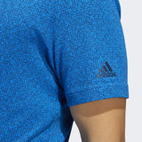 ADIDAS MEN'S ABSTRACT PRINT GOLF POLO SHIRT - BLUE RUSH / CREW NAVY