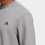 ADIDAS MEN'S CORE CREW GOLF SWEATSHIRT - GREY THREE