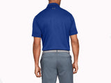 UNDER ARMOUR MEN'S TECH GOLF POLO - ROYAL / GRAPHITE