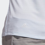 ADIDAS WOMEN'S MICRODOT GOLF POLO SHIRT - SKY TINT