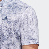 ADIDAS MEN'S MOTION-PRINT GOLF POLO SHIRT - White / Crew Navy
