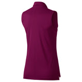 NIKE WOMEN'S DRY-FIT SLEEVELESS GOLF POLO - TRUE BERRY