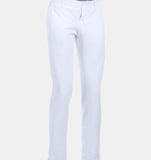 UNDER ARMOUR WOMEN'S LINKS GOLF PANTS -  WHITE