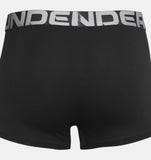 Under Armour Men's Charged Cotton 3" Boxerjock – 3-Pack - Black