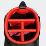 ADIDAS PERFORMANCE CADDIE GOLF BAG - BLACK / SOLAR RED