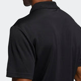 ADIDAS MEN'S PERFORMANCE PRIMEGREEN GOLF LC POLO SHIRT - BLACK