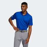 ADIDAS MEN'S PERFORMANCE PRIMEGREEN GOLF POLO SHIRT - COLLEGIATE ROYAL