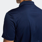 ADIDAS MEN'S PERFORMANCE PRIMEGREEN GOLF POLO SHIRT - COLLEGIATE NAVY