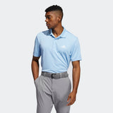 ADIDAS MEN'S PERFORMANCE PRIMEGREEN GOLF POLO LC SHIRT - CLEAR SKY