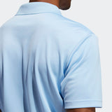 ADIDAS MEN'S PERFORMANCE PRIMEGREEN GOLF POLO LC SHIRT - CLEAR SKY