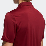ADIDAS MEN'S PERFORMANCE PRIMEGREEN GOLF POLO SHIRT - Collegiate Burgundy