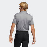 ADIDAS MEN'S PERFORMANCE PRIMEGREEN GOLF POLO SHIRT - GREY THREE