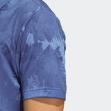 ADIDAS MEN'S FLOWER MESH GOLF POLO SHIRT - Blue Fusion / Collegiate Navy