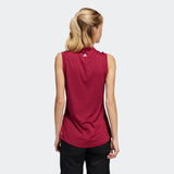 ADIDAS WOMEN'S  SP GRADIENT SLEVELESS GOLF POLO - LEGACY BURGUNDY