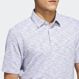 ADIDAS MEN'S SPACE DYE GOLF POLO SHIRT - White