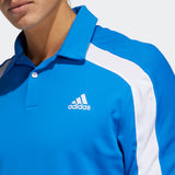 ADIDAS MEN'S SPORT HEAT.RDY GOLF POLO SHIRT - GLOW BLUE