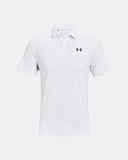 UNDER ARMOUR MEN'S T2G GOLF POLO - WHITE