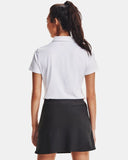 UNDER ARMOUR WOMEN'S ZINGER SHORT SLEEVE GOLF POLO - WHITE