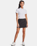UNDER ARMOUR WOMEN'S ZINGER SHORT SLEEVE GOLF POLO - WHITE