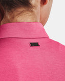 UNDER ARMOUR WOMEN'S ZINGER SHORT SLEEVE GOLF POLO - PINK