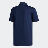 ADIDAS MEN'S ULTIMATE365 CAMO-EMBOSSED GOLF POLO SHIRT - Collegiate Navy / True Blue