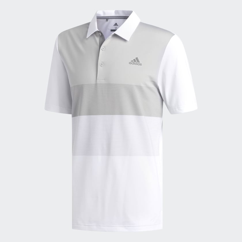 ADIDAS MEN S ULTIMATE365 GRADIENT GOLF POLO SHIRT White