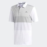 ADIDAS MEN'S ULTIMATE365 GRADIENT GOLF POLO SHIRT - White