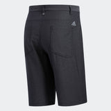 ADIDAS MEN'S ULTIMATE365 HEATHER FIVE-POCKET GOLF SHORTS - BLACK HEATHER