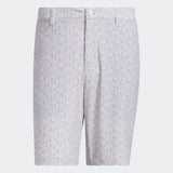 ADIDAS MEN'S ULTIMATE365 NINE-INCH PRINTED GOLF SHORTS - White / Grey Three