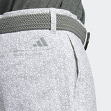 ADIDAS MEN'S ULTIMATE365 NINE-INCH PRINTED GOLF SHORTS - White / Grey Three