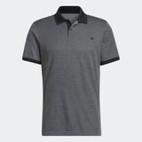 ADIDAS MEN'S ULTIMATE365 NO-SHOW GOLF POLO SHIRT - Black