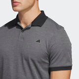 ADIDAS MEN'S ULTIMATE365 NO-SHOW GOLF POLO SHIRT - Black