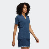 ADIDAS WOMEN'S ULTIMATE365 PRIMEGREEN GOLF POLO SHIRT - CREW NAVY