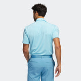 ADIDAS MEN'S ULTIMATE365 PRINTED GOLF POLO SHIRT - Hazy Sky / Hazy Blue