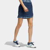 ADIDAS WOMEN'S ULTIMATE365 PRINTED PRIMEGREEN GOLF SKORT - CREW NAVY