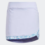 ADIDAS WOMEN'S ULTIMATE365 PRINTED PRIMEGREEN GOLF SKORT - VIOLET TONE
