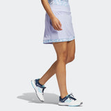 ADIDAS WOMEN'S ULTIMATE365 PRINTED PRIMEGREEN GOLF SKORT - VIOLET TONE