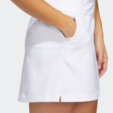 ADIDAS WOMEN'S ULTIMATE365 SOLID GOLF SKORT - WHITE