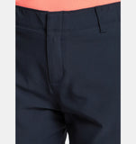 Under Armour Women's UA Links Golf Pants - Black/Metallic Silver