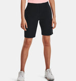 Under Armour Women's UA Links Golf Shorts - Black/Metallic Silver